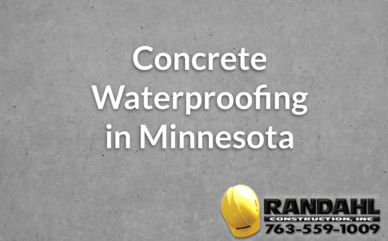 Concrete Waterproofing In Minnesota